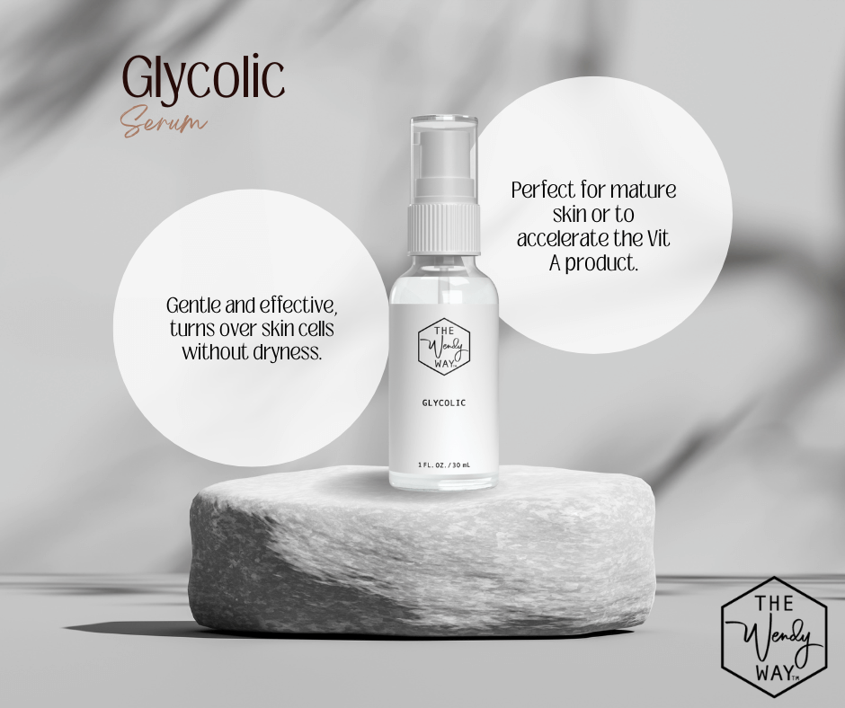 Glycolic serum. The Wendy Way skincare