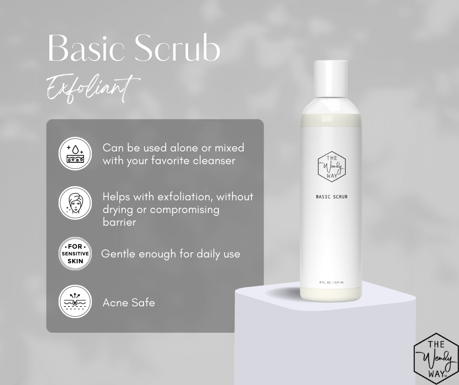 Basic scrub exfoliator. The Wendy Way